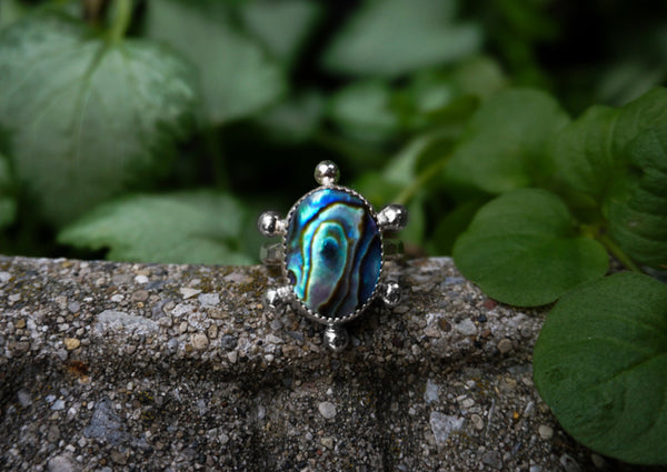Tidepool Abalone Ring Size 7