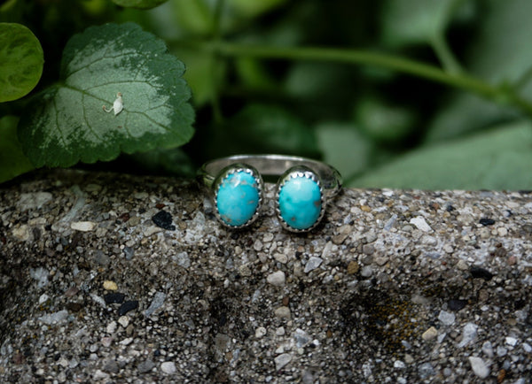 Twin Tides Adjustable Ring Size 6 1/2ish