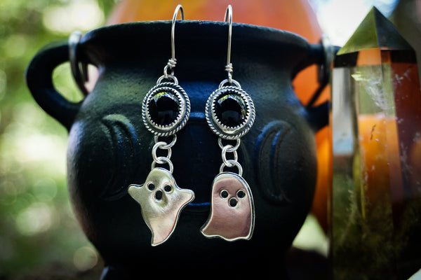 Onyx Ghostie Earrings 2