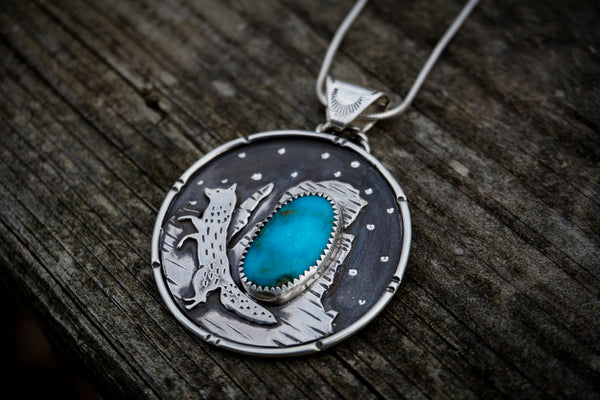 Utah Canyons Fox Necklace