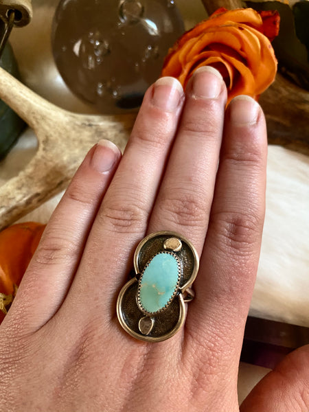Orbit Turquoise Ring Size 9