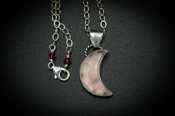 Rose Quartz Luna Talisman