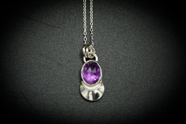 Amethyst Luna Necklace