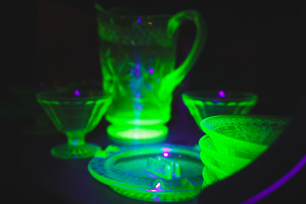 Uranium Glass Cauldron Kitchen Witchin' Necklace