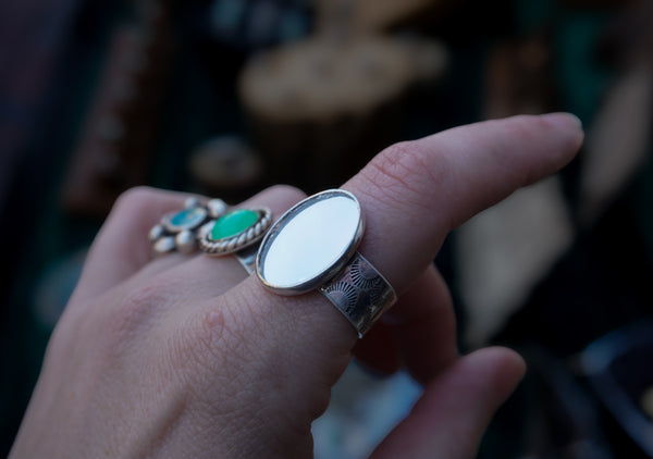 The Portal Ring, Made To Order Silver Ring