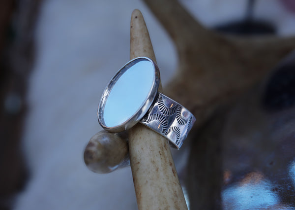 The Portal Ring, Made To Order Silver Ring