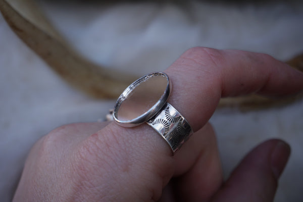 The Portal Ring, Made To Order Silver Ring