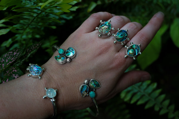 Ocean Empress Abalone Neck Cuff
