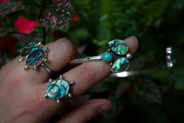 Ocean Empress Abalone Neck Cuff
