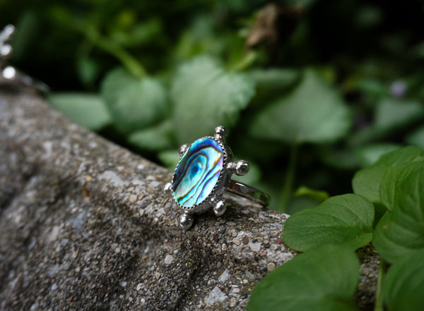 Tidepool Abalone Ring Size 7