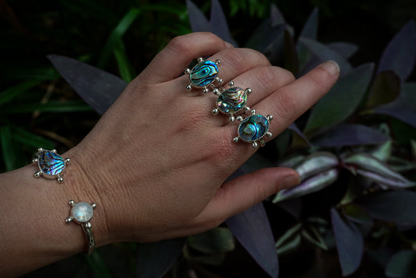 Tidepool Abalone Ring Size 7