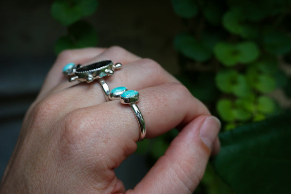 Twin Tides Adjustable Ring Size 6 1/2ish