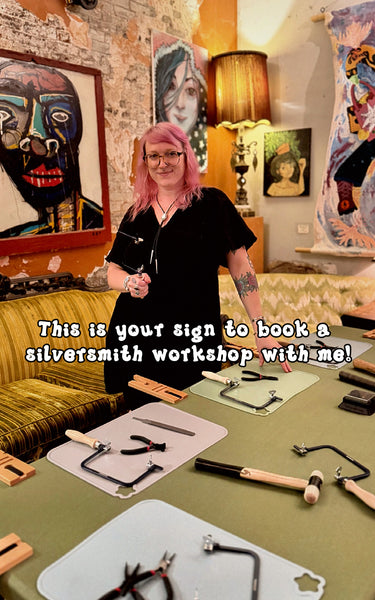 Silver & Solder|Beginner Silversmithing Workshop Sept. 9th